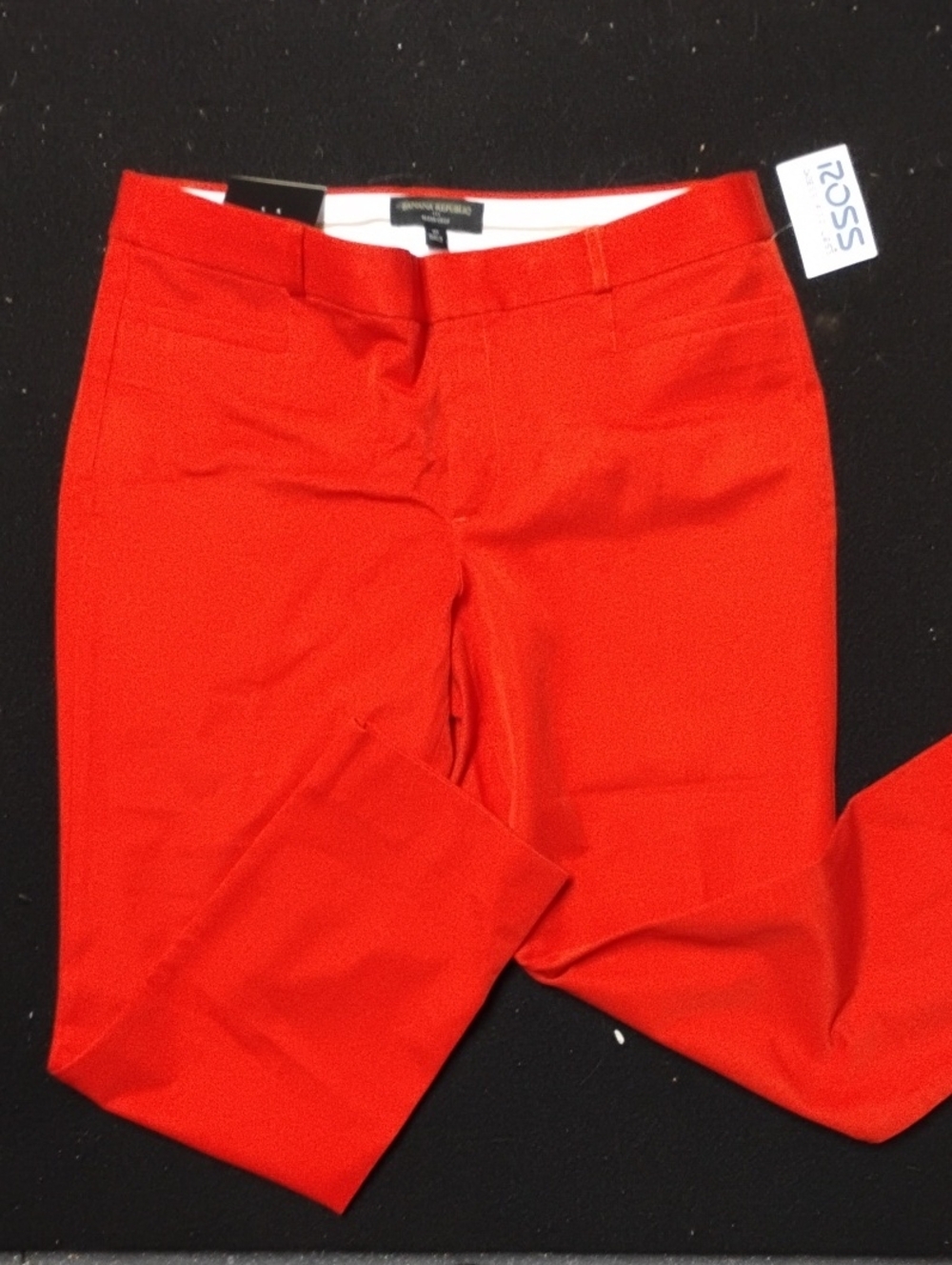 Banana Republic Bright Red Cropped Pants